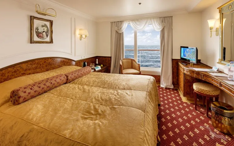 MS Deutschland - 2-Bett-Außenkabine Superior mit franz. Balkon