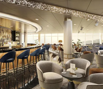 P&O Arvia- Amber Lounge