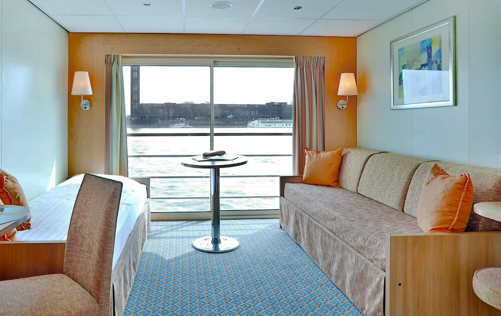 MS VistaLilea & VistaStar - Mitteldeck Superior, Einzelkabine frz.Balkon