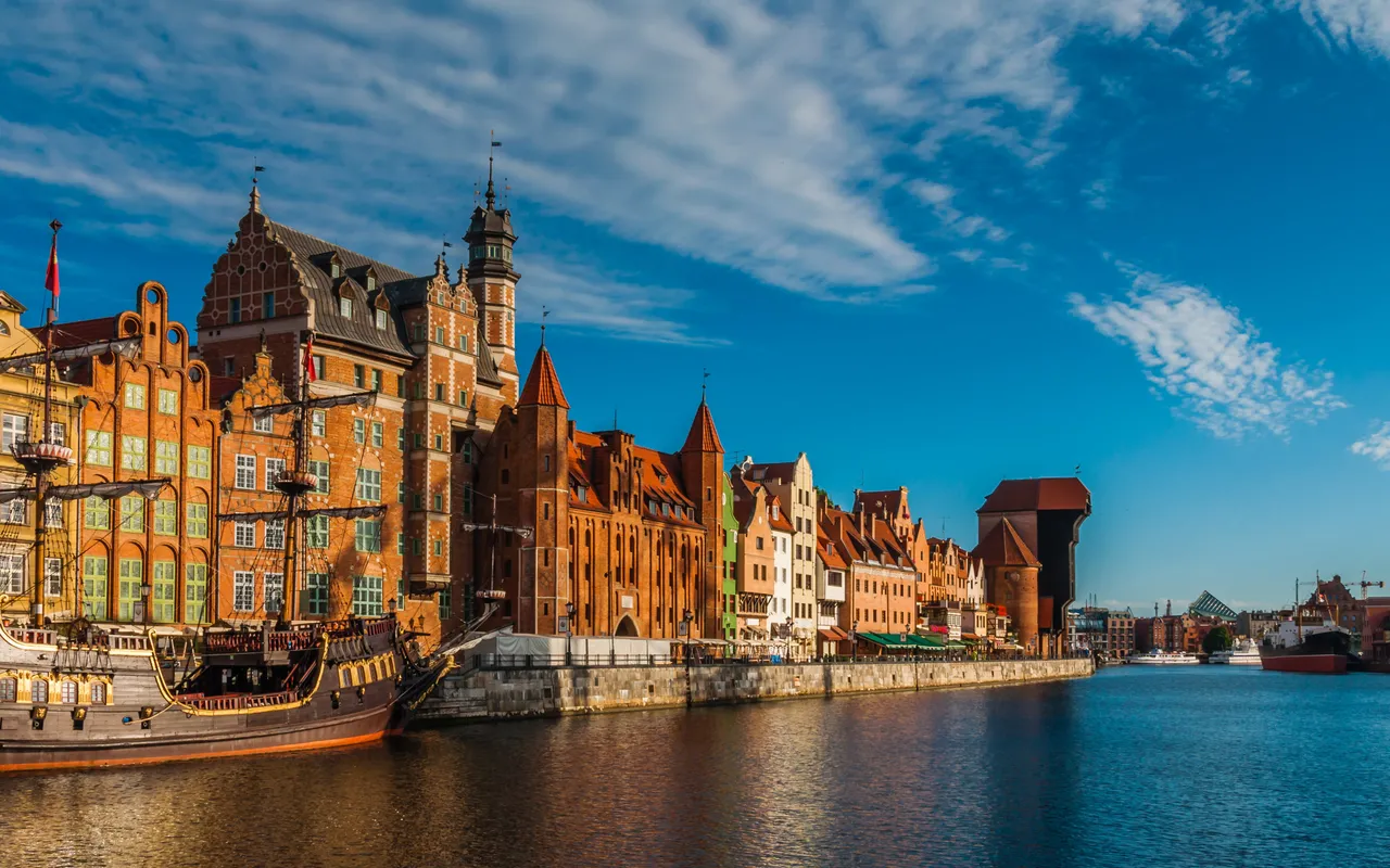 Hafen von Danzig Polen