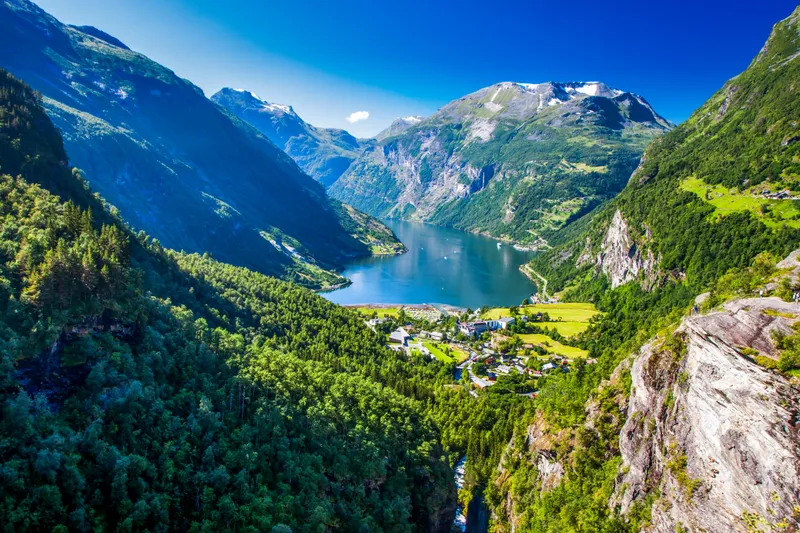 Panorama von Geiranger