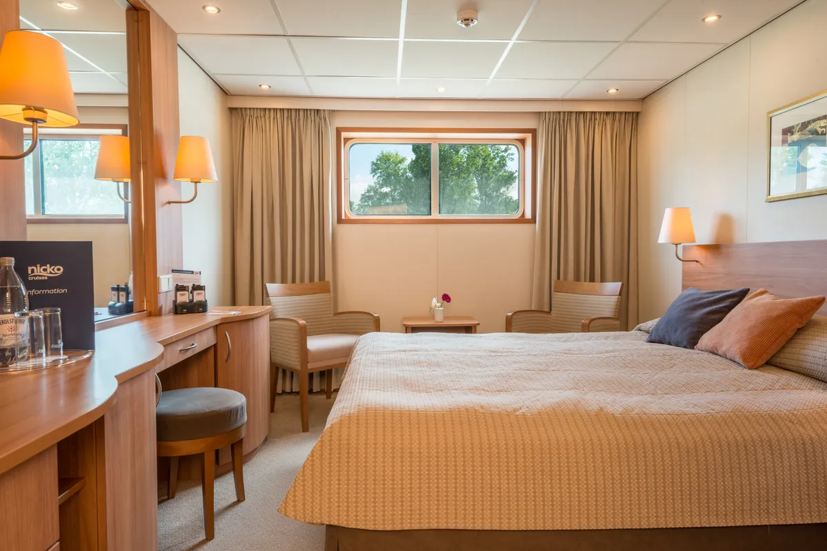 MS Rhein Symphonie 2-Bett-Kabine Hauptdeck
