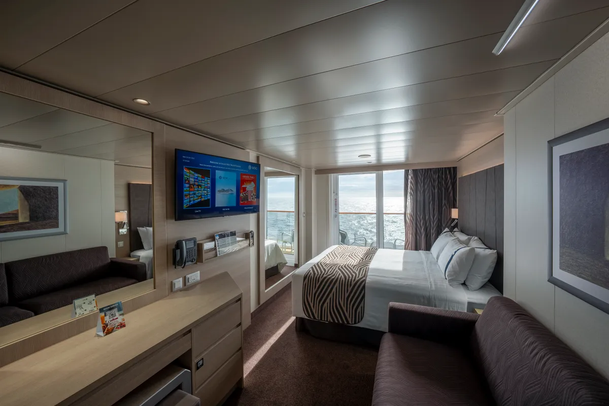 MSC World Europa Deluxe Balkonkabine