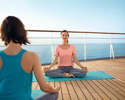 AIDAbella AIDAdiva AIDAluna Sportaußendeck Yoga